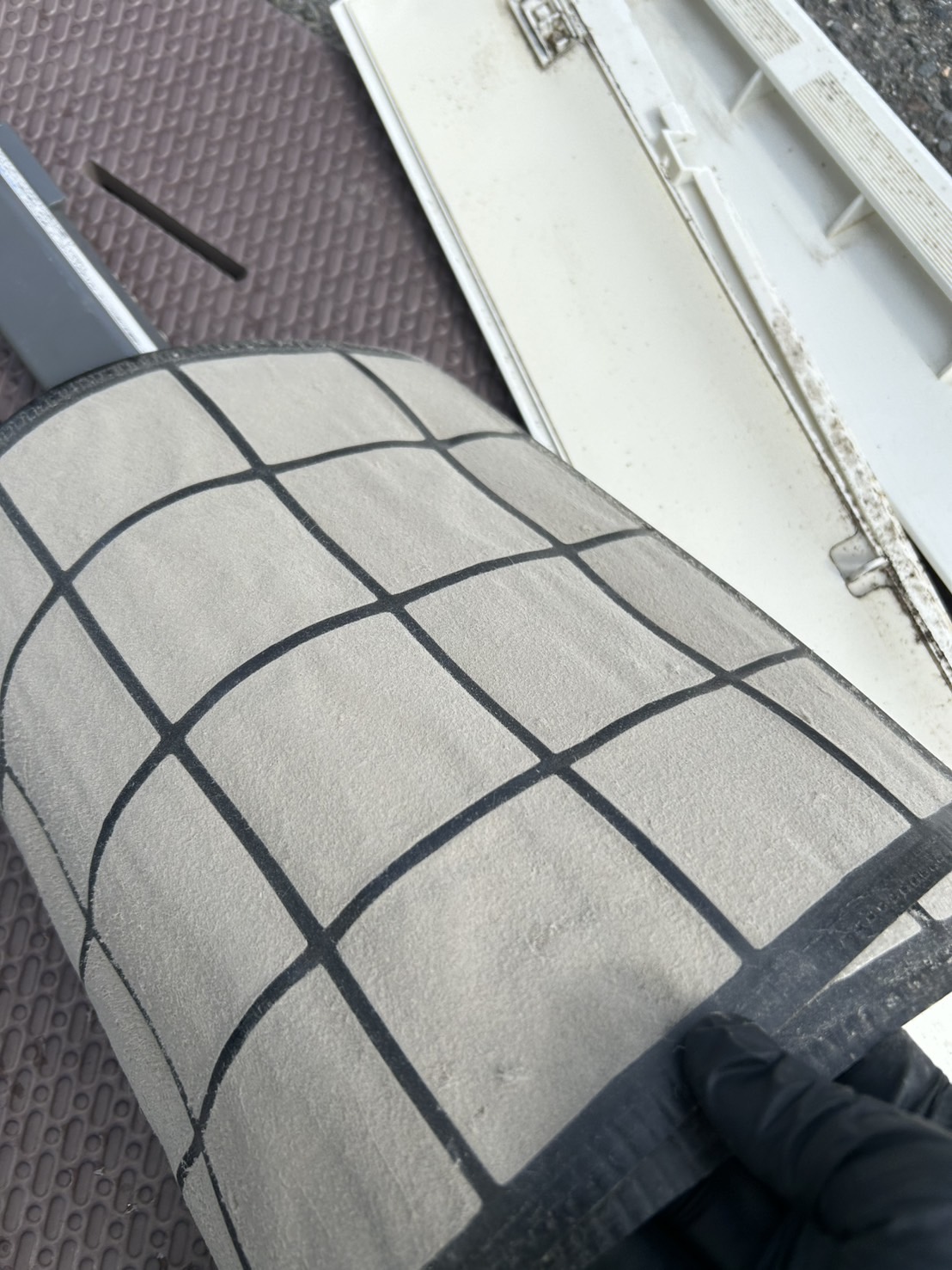 寝屋川市|パナソニックのお掃除機能付きエアコン 施工前|フィルター