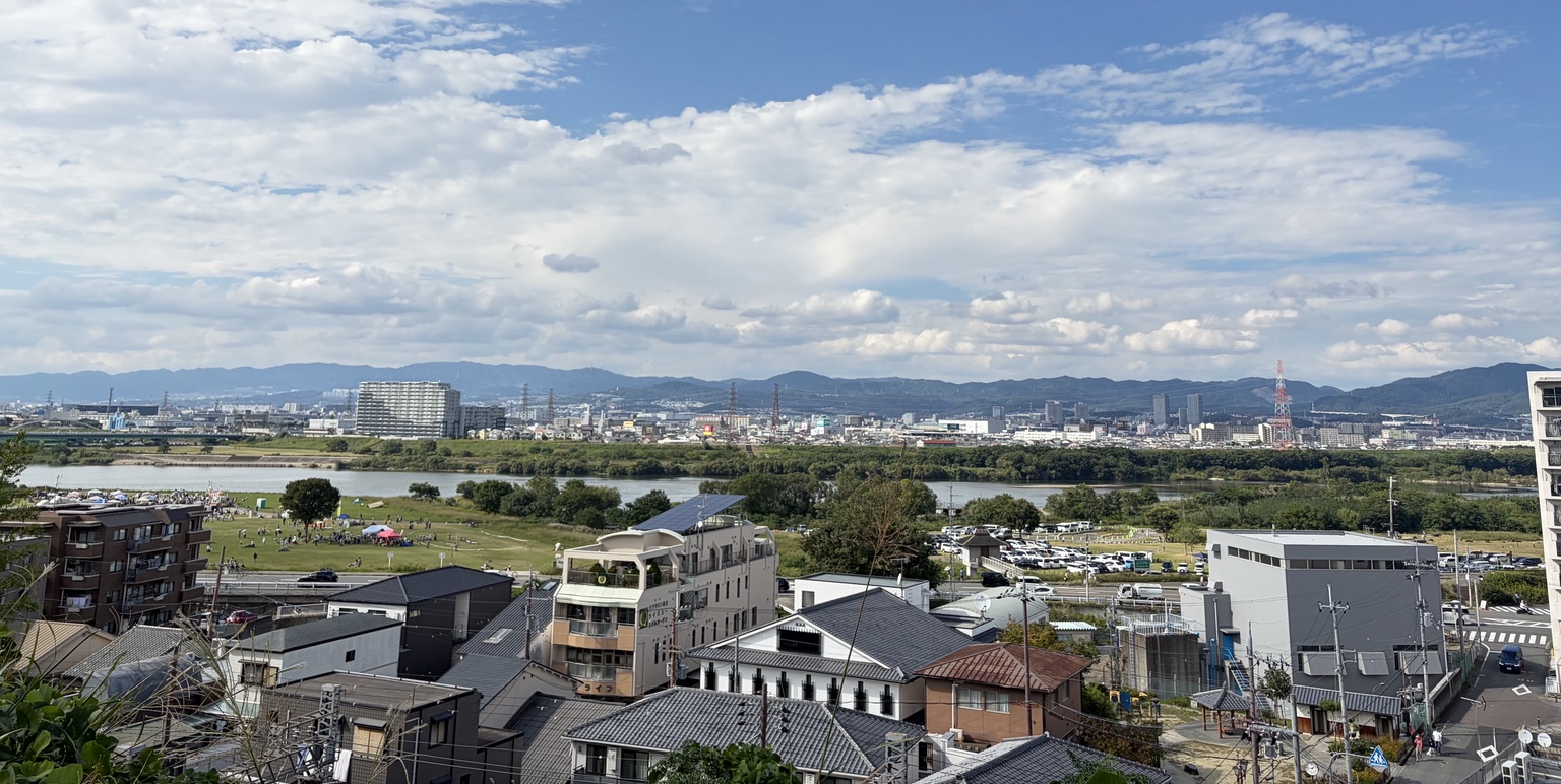 淀川と周辺の街並み